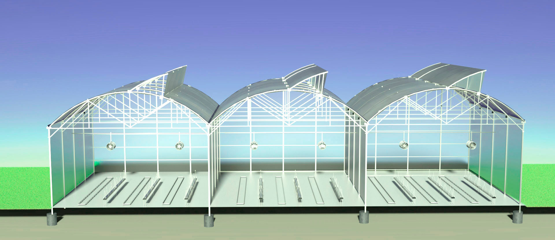 Invernadero capilla 3d – Novagric Novagric - Soluciones y servicios especializados en riego, invernaderos y tecnología agrícola